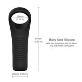 S106_Time Delay Vibrating Cock Ring Massager Silicone Sex Toys Quiet USB Charged Penis Rings Vibrator