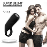 S106_Time Delay Vibrating Cock Ring Massager Silicone Sex Toys Quiet USB Charged Penis Rings Vibrator