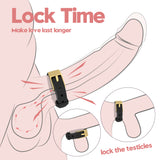 S450_Time Delay Cock Ring Silicone Sex Toys Quiet Penis Ring