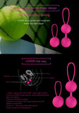 S015_Hot Selling Silicone Ball Remote Controlled Ball Ben Wa Balls Exercise