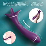 S427_Soft Silicone tongue licking massager Realistic Massager vibrator sex toy