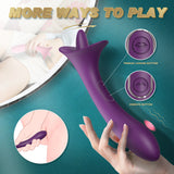 S427_Soft Silicone tongue licking massager Realistic Massager vibrator sex toy