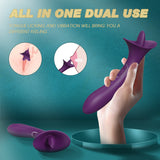 S427_Soft Silicone tongue licking massager Realistic Massager vibrator sex toy