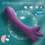 S427_Soft Silicone tongue licking massager Realistic Massager vibrator sex toy