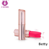 S252_Rechargeable mini vibrating lipstick clitoris vagina nipple stimulate love eggs vibrator sex toys for women【S252】