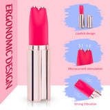 S252_Rechargeable mini vibrating lipstick clitoris vagina nipple stimulate love eggs vibrator sex toys for women【S252】