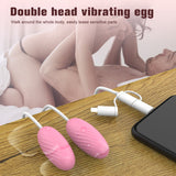 S334_double head vibrating love egg for women