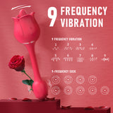 S361-5_Licking tongue rose vibrator G spot rose sex toys