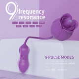 S361-7_Purple Rose vibrator tongue licking sex toy for women