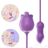 S361-7_Purple Rose vibrator tongue licking sex toy for women