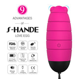 S069_Soft silicone other sex products clitoral stimulation vagina kegel vibrator with remote balls kegel exercise【S069】