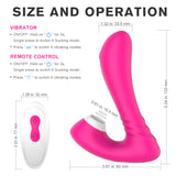 S146-2_Directly Supply Favourable【S-146-2】 Price 9 frequency silicone sucking telecontrol Vibrator Dildo