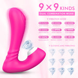 S146-2_Directly Supply Favourable【S-146-2】 Price 9 frequency silicone sucking telecontrol Vibrator Dildo