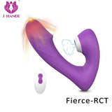 S181-2_Rechargeable Sucking telecontrol Vibrator【S-181-2】 For Woman Nipple Sucker Clitoris Stimulator Tongue Lick Breast Enlarge