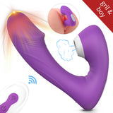 S181-2_Rechargeable Sucking telecontrol Vibrator【S-181-2】 For Woman Nipple Sucker Clitoris Stimulator Tongue Lick Breast Enlarge