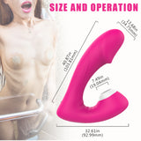 S181_Rechargeable Sucking Vibrator【S-181】 for Woman Nipple Sucker Clitoris Stimulator Tongue Lick Breast Enlarge