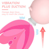 S186_Soft silicone pig sucker clitoral sucking vibrator vagina sucking vibrator for women【S186】