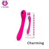 S247_New Arrival silicone G Spot Sucker【S-247】 Vibrators Rechargeable Clitoris Stimulator Women Dildo Vibrator