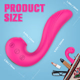 S295_Clitoral Sucking Vibrator Waterproof Nipple Clitoris Stimulator Massager