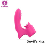 S327_Electro female sex the tongue lick sucking insert vagina g spot vibrator products sex toys vibrating sucking for women