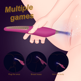 S349_Silicone pussy womens wireless vibrator dildo pussy massager g spot vibrator violet sex toys for woman【S346】