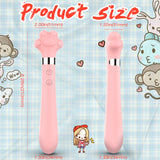 S359_Soft Silicone【S-359】Realistic Massager Wand vibrator Privacy Packaging