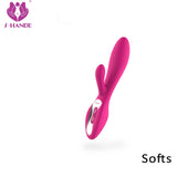 S004_Silicone Sex Products Clitoris Nipple Stimulator Women Adult Couple Sex Toys Vibrating Massage Mini Rabbit Vibrator【S004】