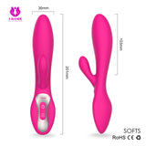 S004_Silicone Sex Products Clitoris Nipple Stimulator Women Adult Couple Sex Toys Vibrating Massage Mini Rabbit Vibrator【S004】