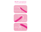 S020-2_Dildo Suction Soft Silicone Realistic Massager Wand vibrator Privacy Packaging