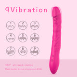 S020-2_Dildo Suction Soft Silicone Realistic Massager Wand vibrator Privacy Packaging