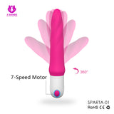 S022-1_Adult soft silicone vibrator sex toy women vibrators in sex products women【S022-1】