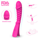 S025_Waterproof Multi Vibrating Functions G-spot Internal Vibrator for Women