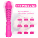 S025_Waterproof Multi Vibrating Functions G-spot Internal Vibrator for Women