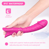 S025_Waterproof Multi Vibrating Functions G-spot Internal Vibrator for Women