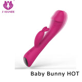 S027-4_Hot Sale Products 9 Vibration Modes Vagina Penis Dildo Massage Adult Sex Toy Women Rabbit Vibrator【S027-4】