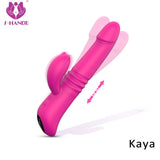 S030_9-Speed Vibrating Large Penis Thrusting Dildo rabbit vibrator sex toy heating Vibrator Sex Toy For Woman【S030】