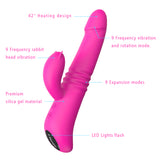 S030_9-Speed Vibrating Large Penis Thrusting Dildo rabbit vibrator sex toy heating Vibrator Sex Toy For Woman【S030】