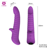 S043_Silicone Sex Products Clitoris Nipple Stimulator Women Adult Couple Sex Toys Vibrating Massage Mini Rabbit Vibrator【S043】