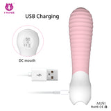 S050-2_Recharge Medical silicone usb AV sexual Adult Vibrator Sex toy Women【S050-2】