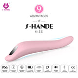 S052_Adult soft silicone rotation vibrator sex toy women g sport vibrators in sex products women【S052】