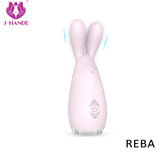 S081_Drop shipping rabbit sex toy clitoris stimulate usb charger rabbit vibrator【S081】