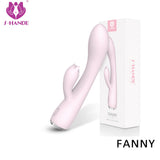 S085_Drop shipping rabbit sex toy clitoris stimulate usb charger rabbit vibrator g spot【S085】