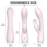 S085_Drop shipping rabbit sex toy clitoris stimulate usb charger rabbit vibrator g spot【S085】