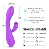 S112_Silicone Sex Products Clitoris Nipple Stimulator Women Adult Couple Sex Toys Vibrating Massage Mini Rabbit Vibrator【S112】