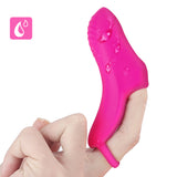 S116_Mini Magic finger vibrator G Spot Vagina Stimulation Pussy Sex Toy Finger Sleeve Vibrator For Female