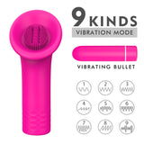 S137_usb rechargeable silicone licking sex toy vibrator stimulate clitoris tongue massage for women 【S137】