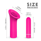 S137_usb rechargeable silicone licking sex toy vibrator stimulate clitoris tongue massage for women 【S137】