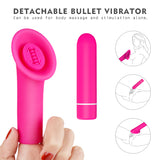 S137_usb rechargeable silicone licking sex toy vibrator stimulate clitoris tongue massage for women 【S137】