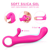 S157_USB Electric Charging Silicone Vibrators Wand Adult Sex Toys G Spot Vibrator For Women【S157】