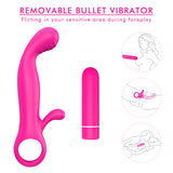 S157_USB Electric Charging Silicone Vibrators Wand Adult Sex Toys G Spot Vibrator For Women【S157】